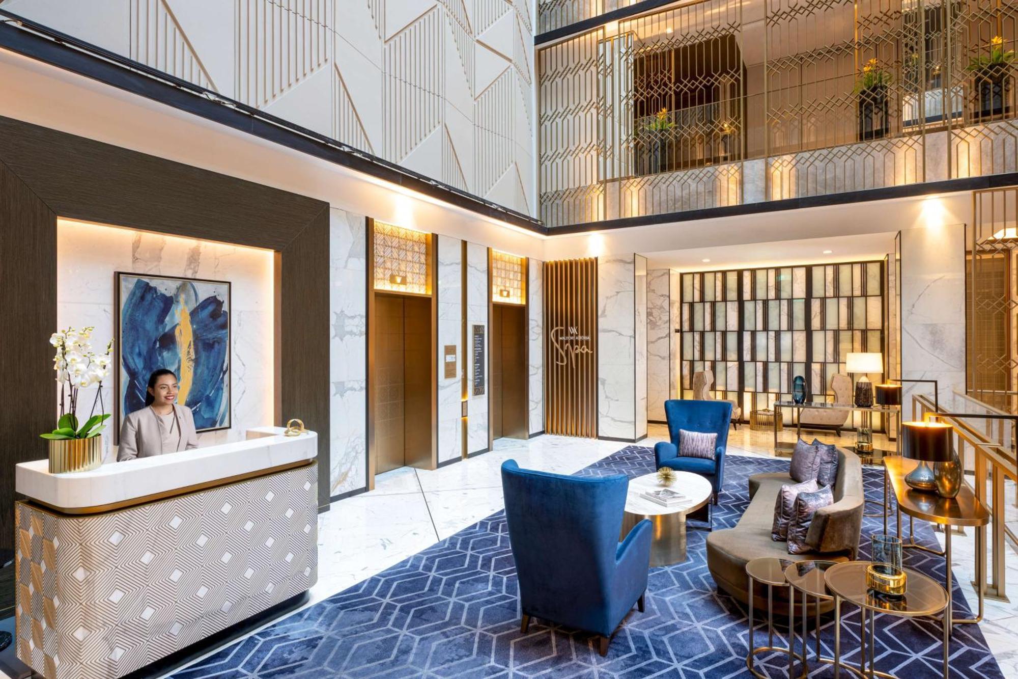 Waldorf Astoria Kuwait Ξενοδοχείο Κουβέιτ Εξωτερικό φωτογραφία The lobby of the hotel