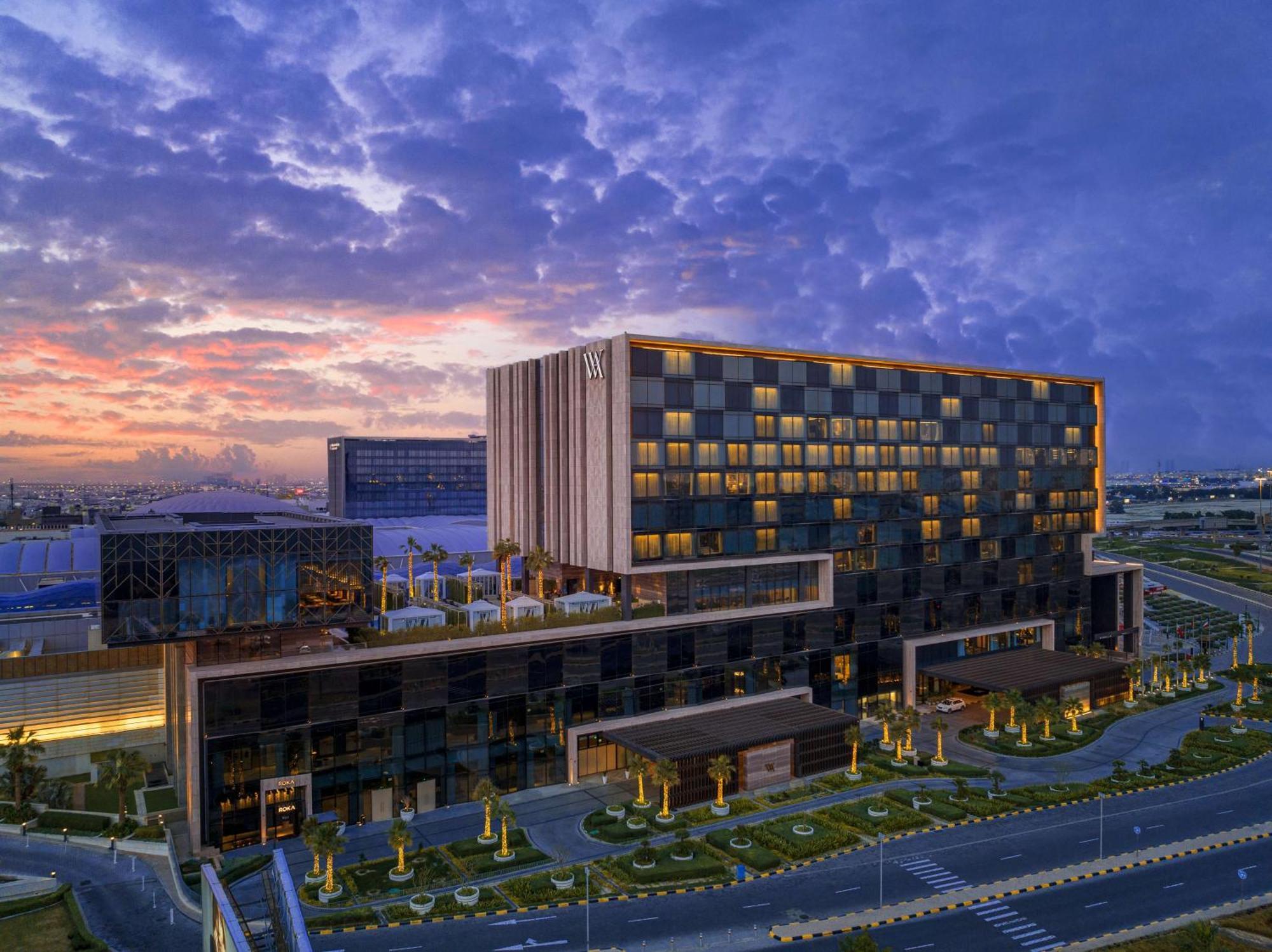 Waldorf Astoria Kuwait Ξενοδοχείο Κουβέιτ Εξωτερικό φωτογραφία The hotel at sunset